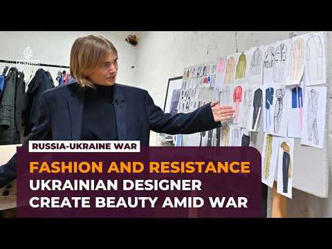 Ukrainian designer turns fashion into resistance against Russia's war