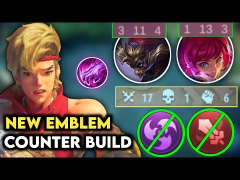 NEW EMBLEM AND BUILD TO COUNTER PRO BEATRIX [17 KILLS] PRO YIN GAMEPLAY | MOBILE LEGENDS