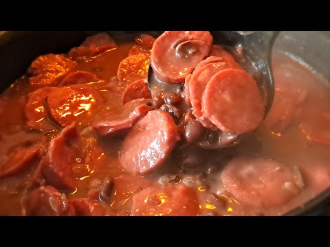 Como temperar feijão preto com linguiça calabresa | Dicas