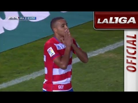 Gol de El Arabi (2-0) en el Granada CF - Athletic Club - HD