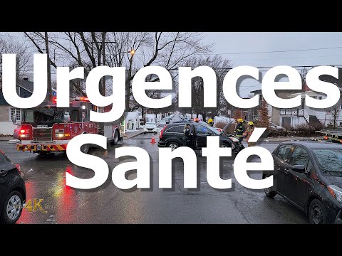 Montréal-Nord: News crew arrival prior to ambulance at crash 3-10-2024