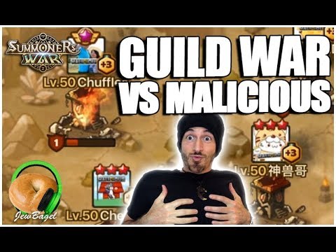 SUMMONERS WAR : Guild War VS Malicious (G3/Legend Guild)