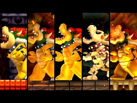 Evolution of Final Castle Levels in New Super Mario Bros. (2006-2019)