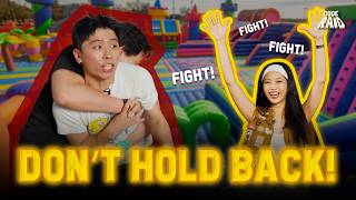 GAME OF TAG In Our Own DIY INFLATABLE THEME PARK! (Part 2) | 🚨 CODE RAID EP 65
