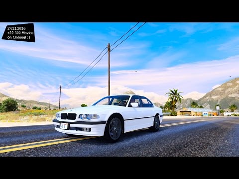 BMW 740i E38 Shadow Line - GTA V MOD ENB | 2.7K / 1440p ! _REVIEW