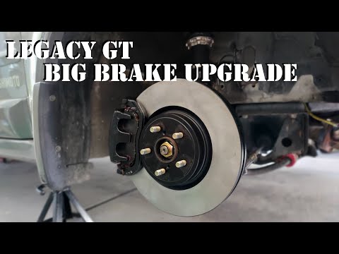 Legacy GT Brake Upgrade Install !!