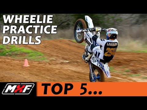 Top 5 Dirt Bike Wheelie Practice Drills - How to Wheelie Better Quickly!!