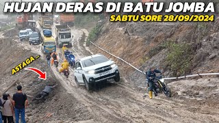 Download lagu BATU JOMBA DI SORE HARI, Batu Jomba Diguyur Hujan Deras, Batu Jomba Mendadak Offroad mp3