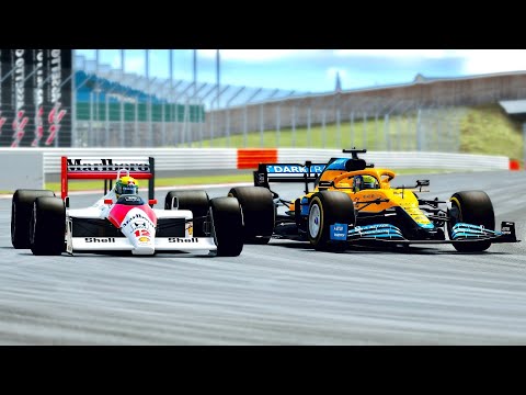 McLaren F1 2021 vs McLaren F1 1988 at Silverstone GP