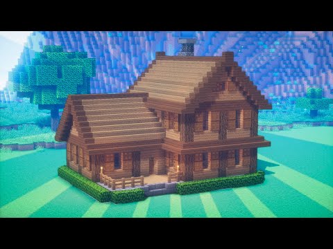 Minecraft - How to build a Wooden Starter House