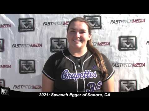 2021 Savanah Egger Pitcher Softball Skills Video