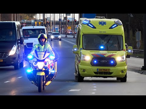 [20.11.2020] [Motor-] Ambulances met spoed in Groningen