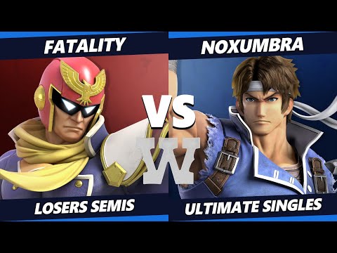 ULTIMATE WANTED 3 Losers Semis - Fatality (Captain Falcon) Vs. Noxumbra (Richter) SSBU Ultimate