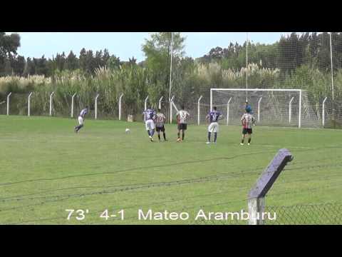 Sub 19 7° Fecha T. Inicial 2016 Defensor Sp 5 (L. Martinez, E/C, Pertusso y Aramburu x2) - Miramar 0