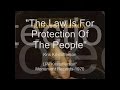 Kris Kristofferson - "The Law Is For Protection Of The People"