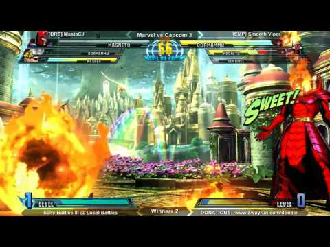 Salty Battles III - MvC3 W2 - [DRS] MastaCJ VS [EMP] Smooth Viper
