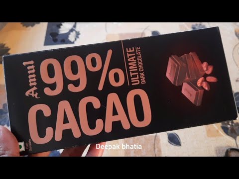 Amul 99% Cacao Ultimate Dark Chocolate