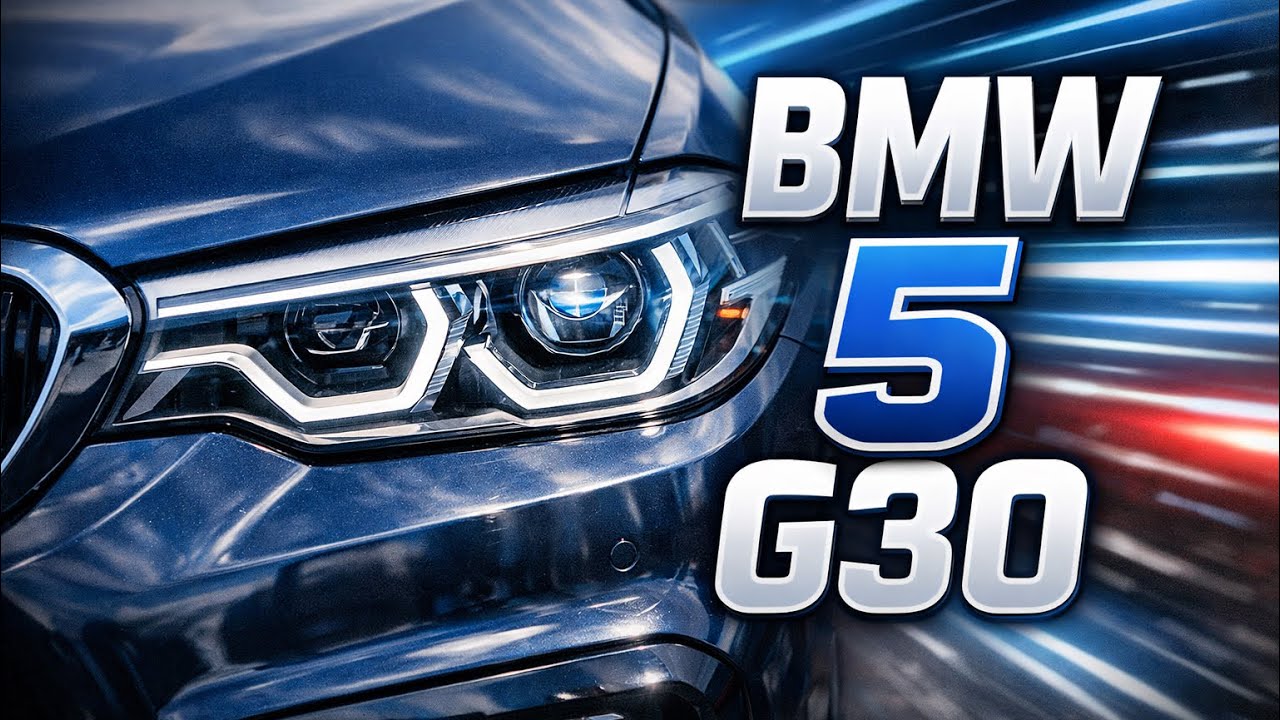 BMW 5  G30 - Naprawa LED DRL, wymiana światłowodów, regeneracja lamp/reflektorów