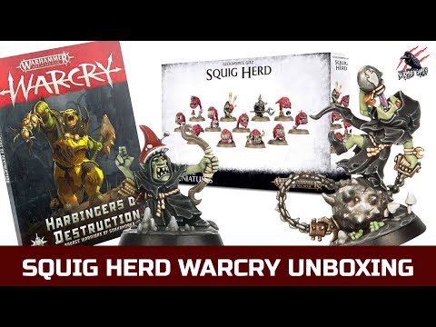 WARCRY GLOOMSPITE GITZ SQUIG HERD UNBOXING REVIEW - Create a Warband With Zarbags Gitz & Squig Herd