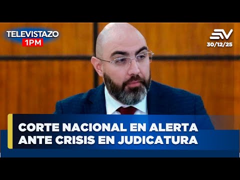 National court on alert amid judiciary crisis | Televistazo 1PM News December 30, 2025