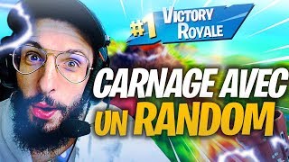 Carnage avec un random sur fortnite :