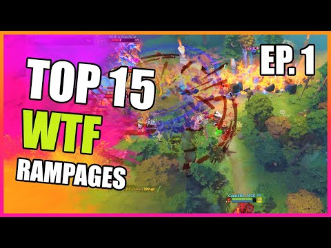 Top 15 Dota 2 WTF Rampage 2021 #1