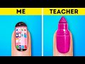 SMART AND FUNNY SCHOOL HACKS || Cool Hacks And Pranks With Your Favorite Gadget By 123 GO! GOLD