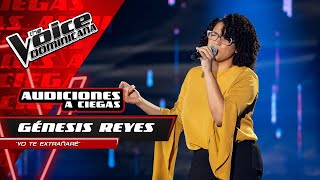 Genesis Reyes – &quot;Yo Te Extrañaré&quot; | Audiciones a Ciegas | The Voice Dominicana 2021
