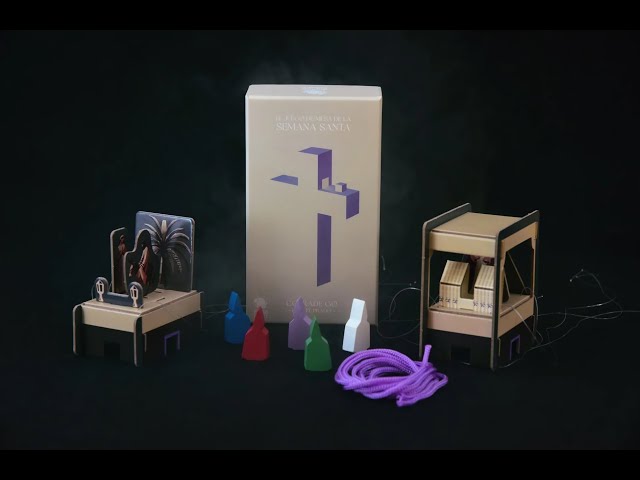 Vídeo relacionado con Cofrade Go - El Juego de Mesa de la Semana Santa, Regalo para Amantes de Las procesiones, hermandades y cofradías. Figuras Pasos/Tronos de Cristo, Virgen Palio y Nazarenos en Miniatura