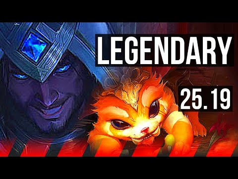 SYLAS vs GNAR (TOP) | Legendary | KR Challenger | 25.19