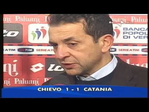 Chievo Catania  1-1 (15/02/2009) intervista al presidente