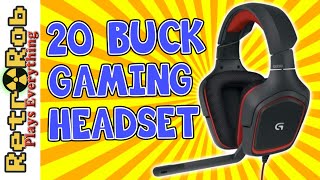 20 Buck Logitech G230 Budget Gaming Headset Unboxing and Thoughts