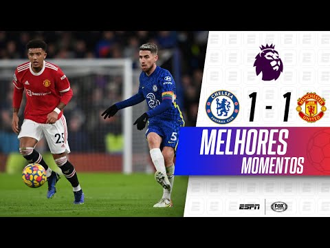JORGINHO FALHA MUITO FEIO, SE RECUPERA E EMPATA | Chelsea 1 x 1 Manchester United