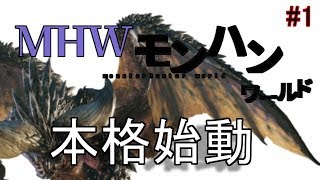 【MHW】モンハンワールド　ゼロから始める狩猟生活　１日目