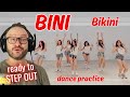 Are You Ready BINI Bikini Dance Practice Reaction