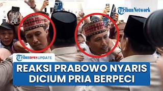 Detik-detik Pria Berpeci Ngotot Cium Prabowo di Lampung, Paspampres Langsung Sigap, Ini Reaksi RI 1