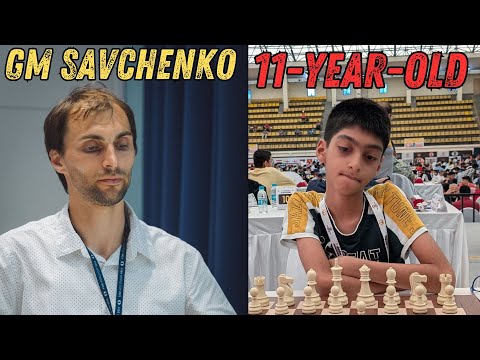 11-year-old Avirat Chauhan stuns GM Boris Savchenko | 2nd Namma Bengaluru GM 2025