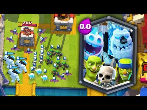 Trollei Todo Mundo! USEI AS CARTAS MAIS BARATAS DO CLASH ROYALE