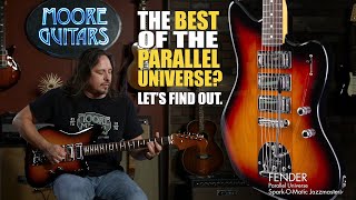 Video thumbnail for Fender Parallel Universe Volume II Spark-O-Matic Jazzmaster [Best of the mashups?] by MooreMusicGuitars
