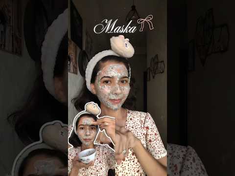 Yuz uchun maska. ko'k choy +kefir #shorts #niqob #beauty