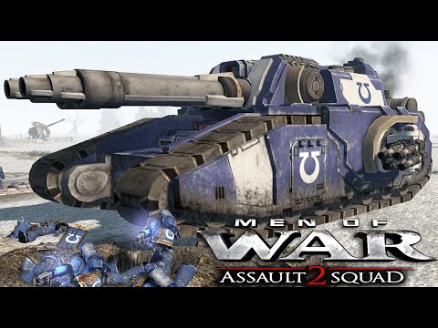 ULTIMATE MOD WARHAMMER 40K: Ultramarines vs Eldar Craftworld! - Men of War: Assault Squad 2