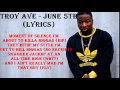 Troy Ave June 5th Lyrics HD