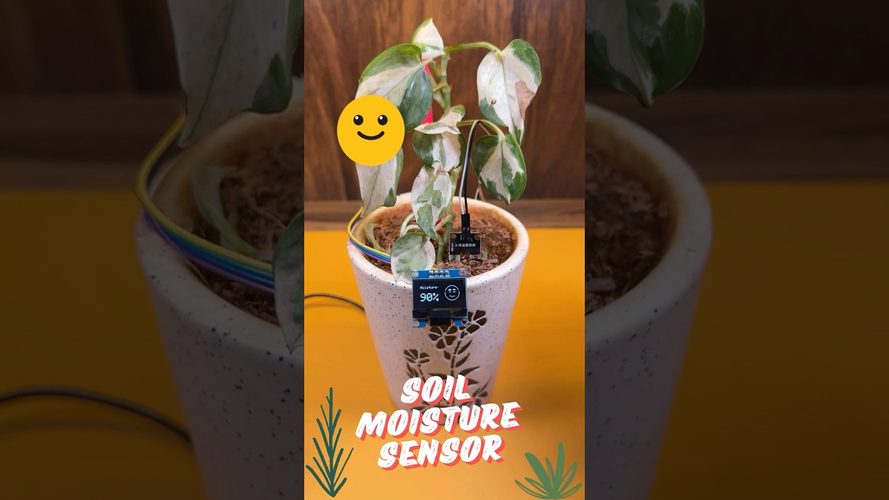 Arduino Soil Moisture Sensor with OLED | KitKraft Smart Plant Monitoring 🌱💧