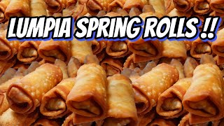 Download lagu HOMEMADE LUMPIA with 2 WRAPPER VARIETIES! mp3