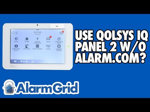 Can I Use a Qolsys IQ Panel 2 w-o Alarm.com?