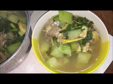 Laos Chicken Curry winter melon - Lao Food Recipes