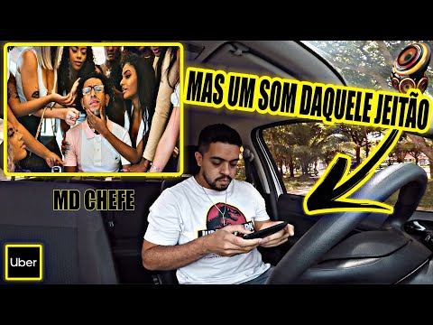 UBER REACT NO CARRO - MD CHEFE - Tiffany  #shorts