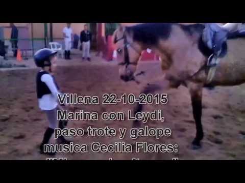 Marina con Leydi paso trote galope 22 10 2015