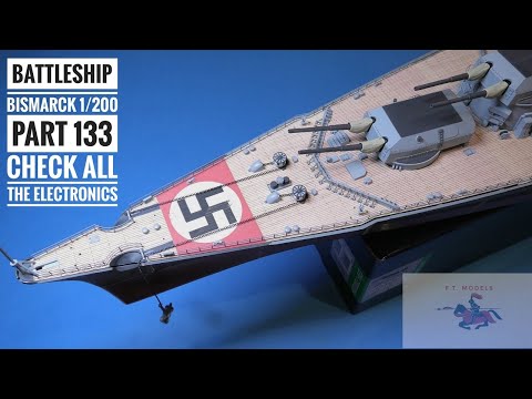Hachette  -  Build  The  Battleship  Bismarck  1/200  (  Part  133  )