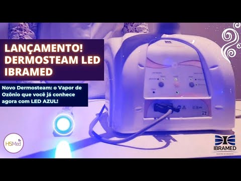 Dermosteam LED  - Vapor de Ozônio função LED - IBRAMED - LANÇAMENTO!